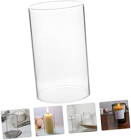 Clear Glass Candle Holder Sleeve for Pillar Candles