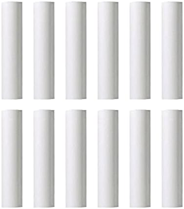 Ciata 12 Pack White Plastic Candle Covers 225 Inch