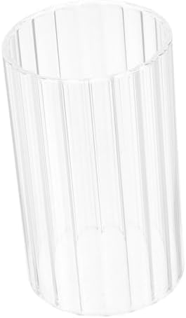 MAGICLULU Clear Glass Candle Holder Sleeve for Pillar and Taper Candles