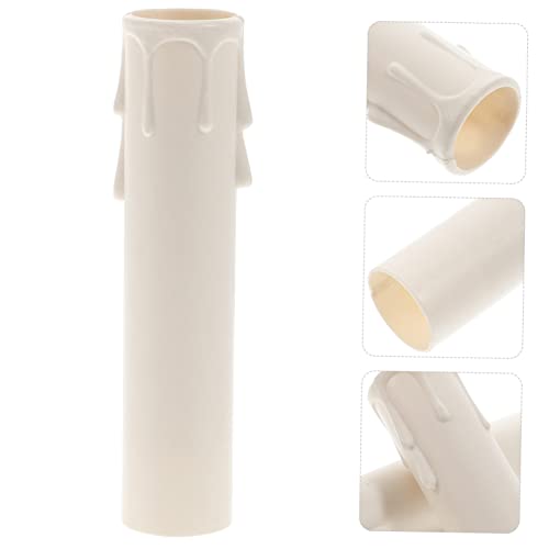 POPETPOP 20pcs Plastic Candle Socket Covers for Chandeliers and Candelabras