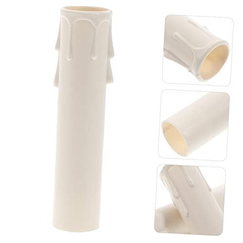 HOMSFOU 20pcs Adjustable Chandelier Candle Covers