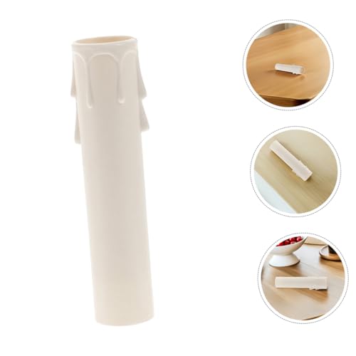 15pcs Plastic Candle Covers for Chandelier Bulbs Teardrop Design Elegant Candle Sleeves