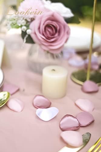 Lookein Artificial Rose Petals 300 Pcs Wedding Decorations