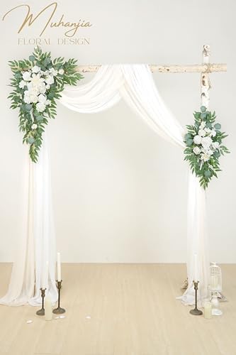 Artificial Flower Arch Kit 4-Piece Wedding Decor