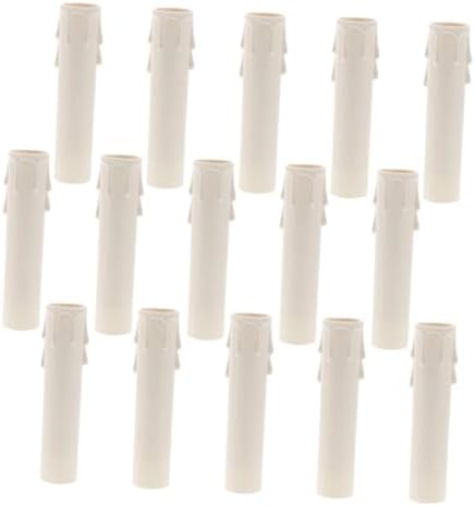 STOBAZA 15pcs Teardrop Candle Socket Covers