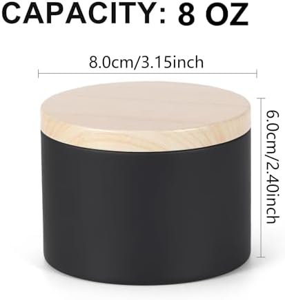 SONVIIBOX 24 Piece 8oz Candle Tin Set