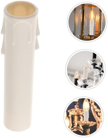 15pcs Drip Candle Sleeves for Chandelier Decor and Safety