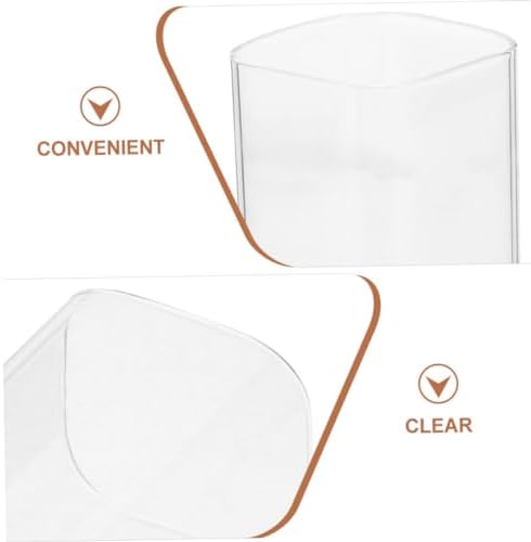 Clear Candle Holder Sleeve for Desktop Decorations