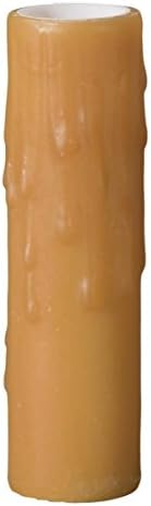 BP Lamp 4 Inch Gold Coin Polybeeswax Candelabra Cover