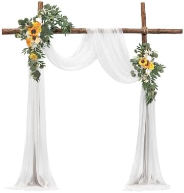 VEVOR Artificial Wedding Arch Flowers Kit Pack of 3