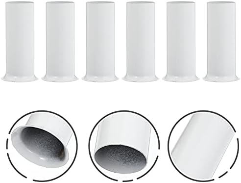 12pcs Metal Candle Sleeves for Chandeliers White