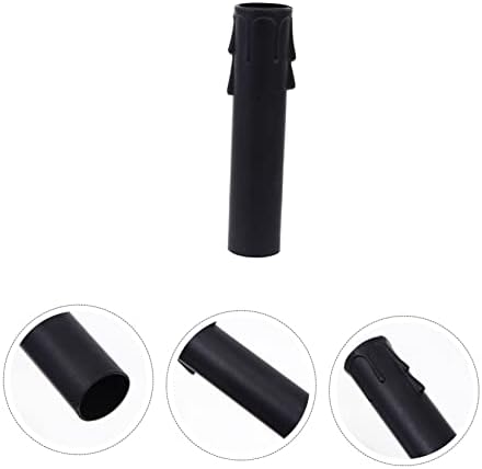 POPETPOP 20 Pcs Candle Chandelier Socket Covers Teardrop Design Plastic Sleeves