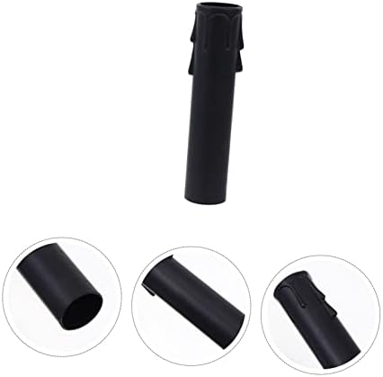 20pcs Plastic Candle Sleeves for Chandelier Socket Covers Teardrop Design