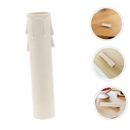 Chandelier Light Covers 15pcs Teardrop Shape Candle Sleeves