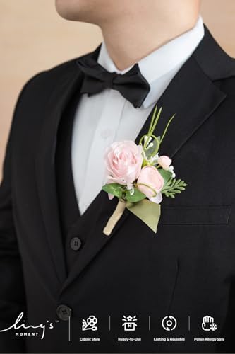 Lings Moment Blush Pink Artificial Flower Set