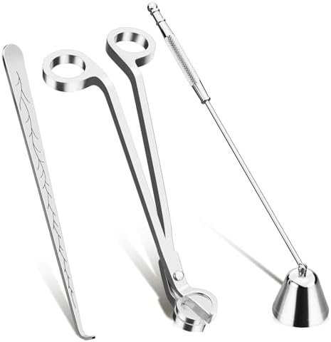 KEDMOT 3 in 1 Candle Trimmer Set with Gift Package