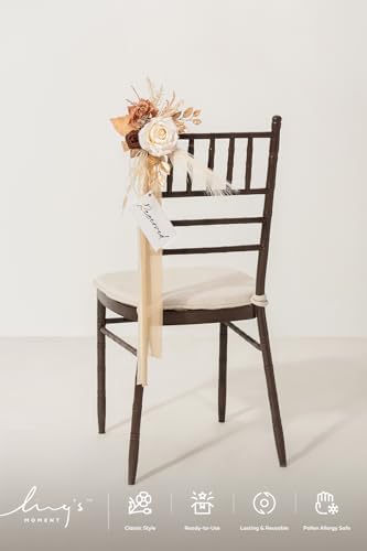 Lings Moment 8pcs Wedding Aisle Chair Decorations 1