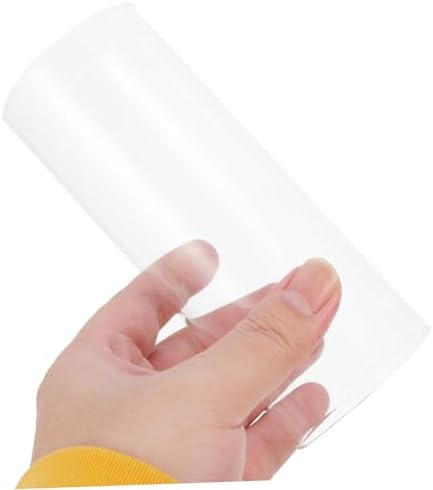 Zerodeko 4pcs Clear Acrylic Candle Shade