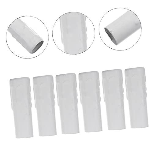 Wakauto 6Pcs Teardrop Candle Socket Covers for Chandeliers