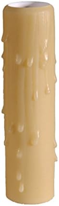 BP Lamp 3 12 Ht Gold Poly Candle Cover