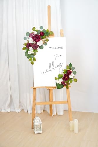 WEIERYUE Pack of 2 Artificial Flowers Decorations