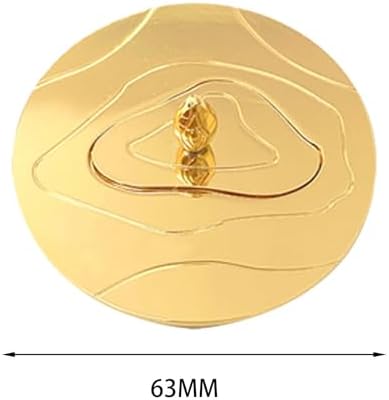 63mm Gold Candle Jar Sleeve with Windproof Lid