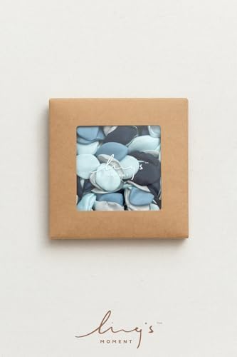 Lings Moment Dusty Blue Navy Rose Petals 400pcs