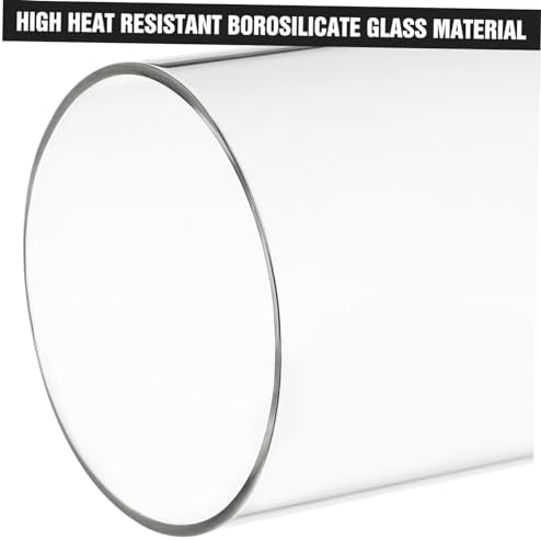 Large Windproof Glass Candle Shades 3 Pcs Holder