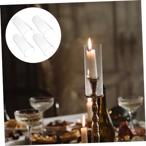 Zerodeko Windproof Candle Covers Glass Shades