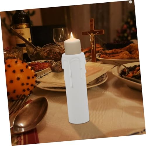 12pcs Plastic Drip Candle Sleeves for Chandeliers and Holders