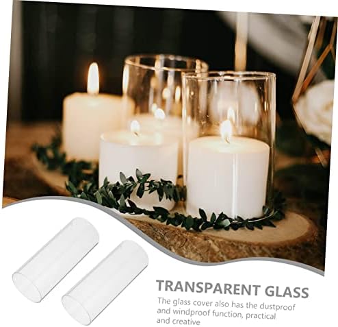 LIFKICH Lamp Shade Glass Candle Cup Sleeve