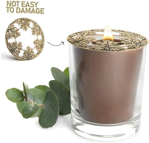 Candle Toppers Hollow Design for Even Melting and Debris Protection