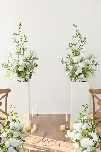 Lings Moment 41 Inch Tall Free Standing Wedding Aisle Artificial Flowers