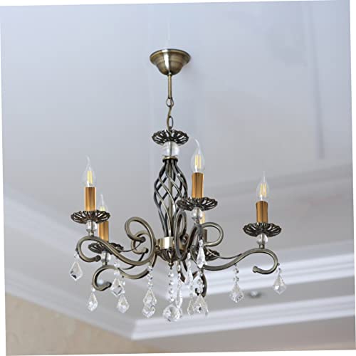 6Pcs Golden Candle Covers for Chandelier Light Fixtures