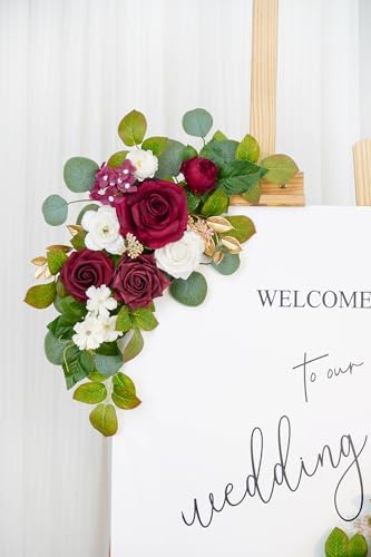 WEIERYUE Pack of 2 Artificial Flowers Decorations