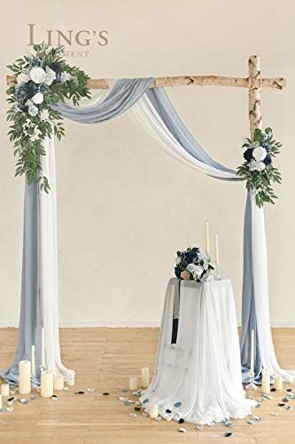 Lings Moment Artificial Wedding Arch Flowers Kit