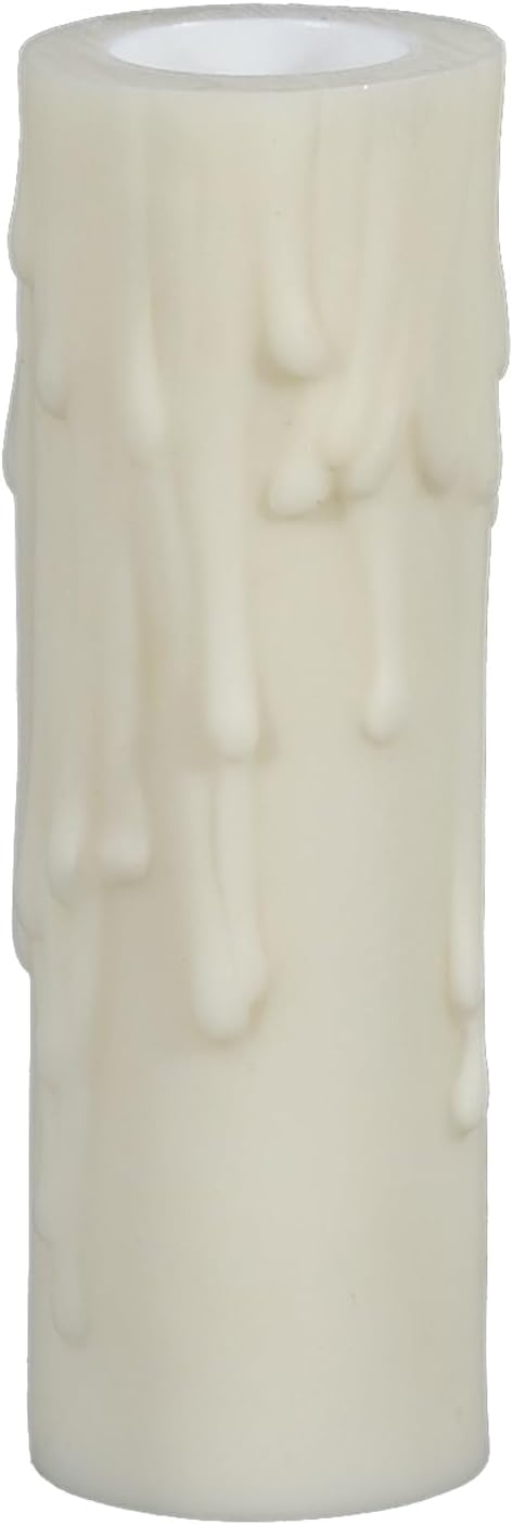 BP Lamp Extra Wide Off White Polybeeswax Candle Sleeve
