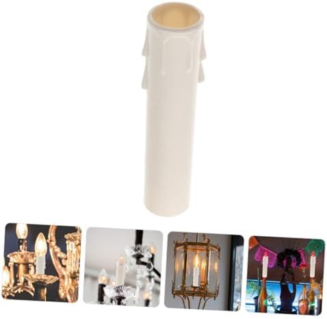 15pcs Drip Candle Sleeves for Chandelier Decor and Safety