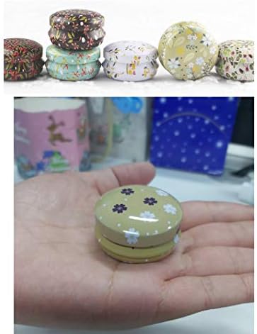 Rolin Roly 12Pcs Mini Aluminum Candle Travel Tins with Lids