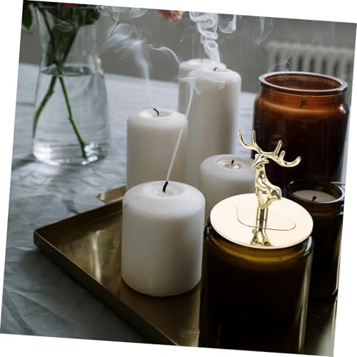 Metal Aromatherapy Candle Cover Lid Scented Candle Socket