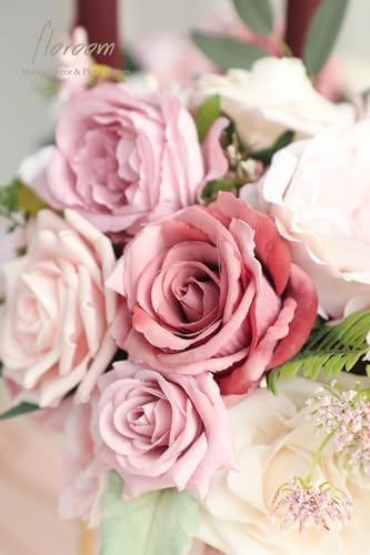 Floroom Dusty Rose Artificial Flowers Set