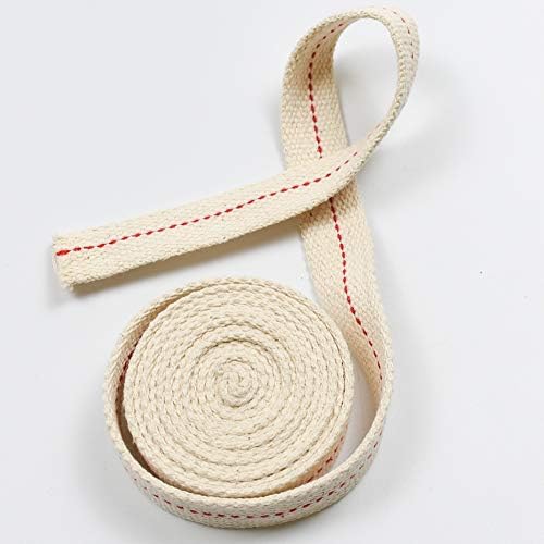 3 Rolls 195 Foot Cotton Flat Oil Lamp Wicks