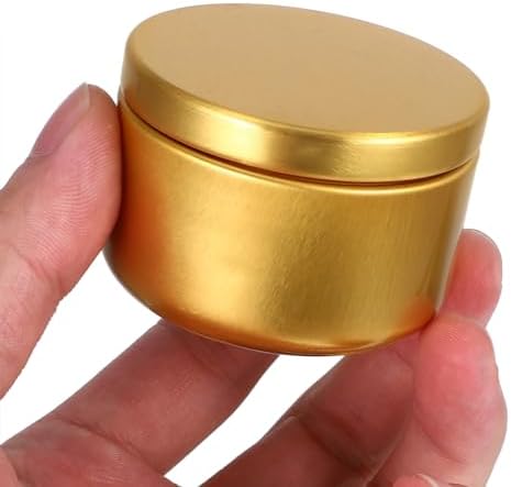 Artibetter 24pcs Aluminum Candle Tins 2oz with Lids