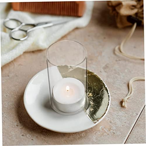 Zerodeko 4pcs Clear Acrylic Candle Shade