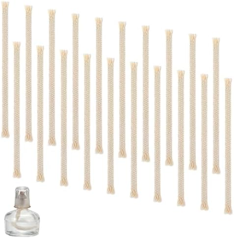 20 Pcs 14 Round Oil Lamp Wicks Cotton Replacement
