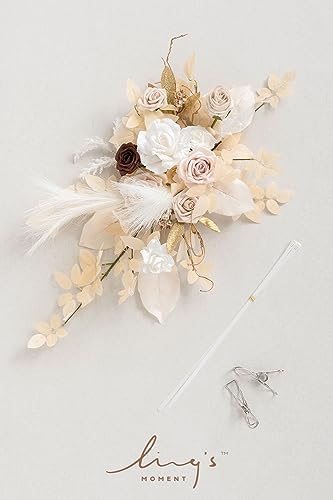 Lings Moment Fall Wedding Floral Swag Welcome Sign