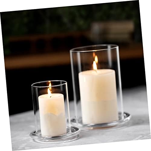 3pcs Boho Style Glass Candle Holders for Christmas Decor