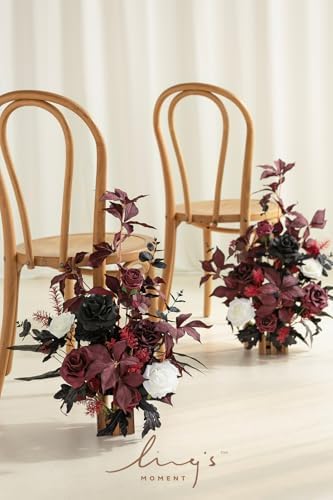 Lings Moment 175 Inch Artificial Flower Arrangements 4pcs Wedding Decor