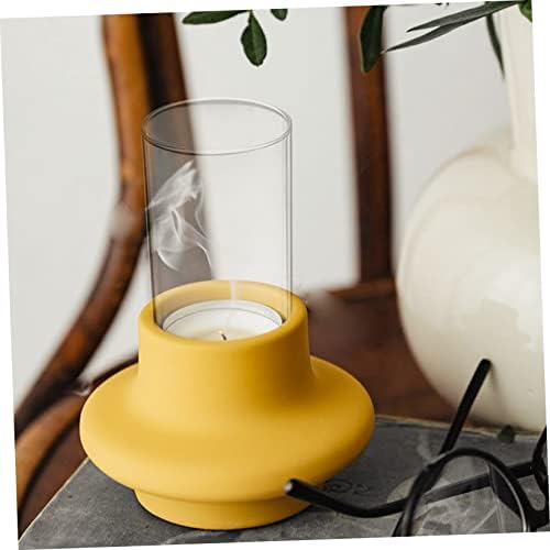 4pcs Clear Acrylic Candle Covers for Tealights and Votives