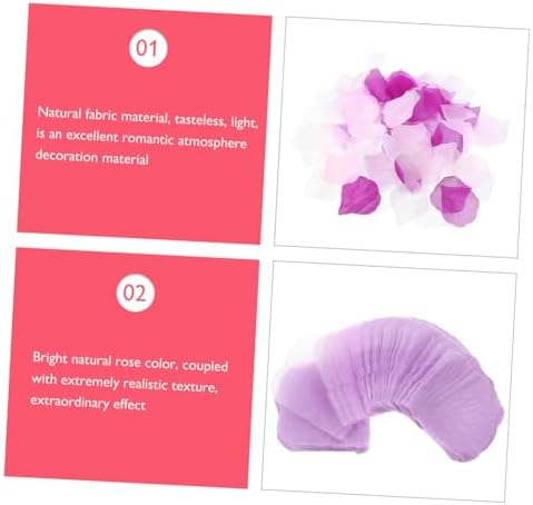 Cabilock 50 Packs Artificial Rose Petals for Wedding Decor